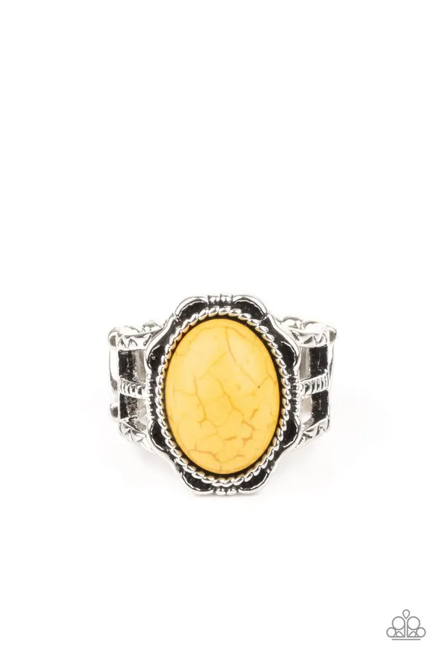 Paparazzi Ring Flowering Dunes Yellow Paparazzi Jewelry Rings Paparazzi Ring Flowering Dunes Yellow Paparazzi Jewelry Rings