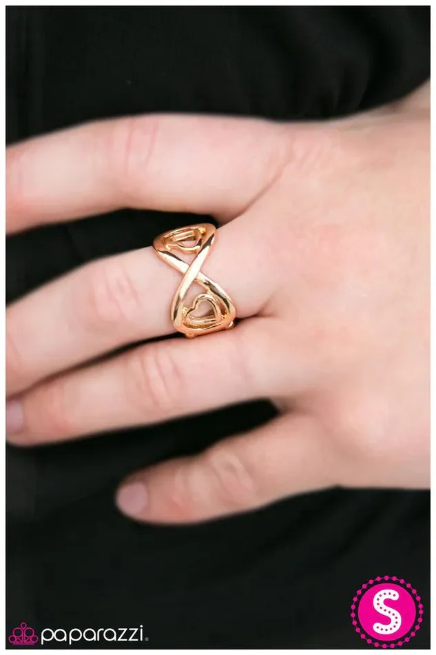 Paparazzi Ring Heart and Soul Gold Paparazzi Jewelry Rings