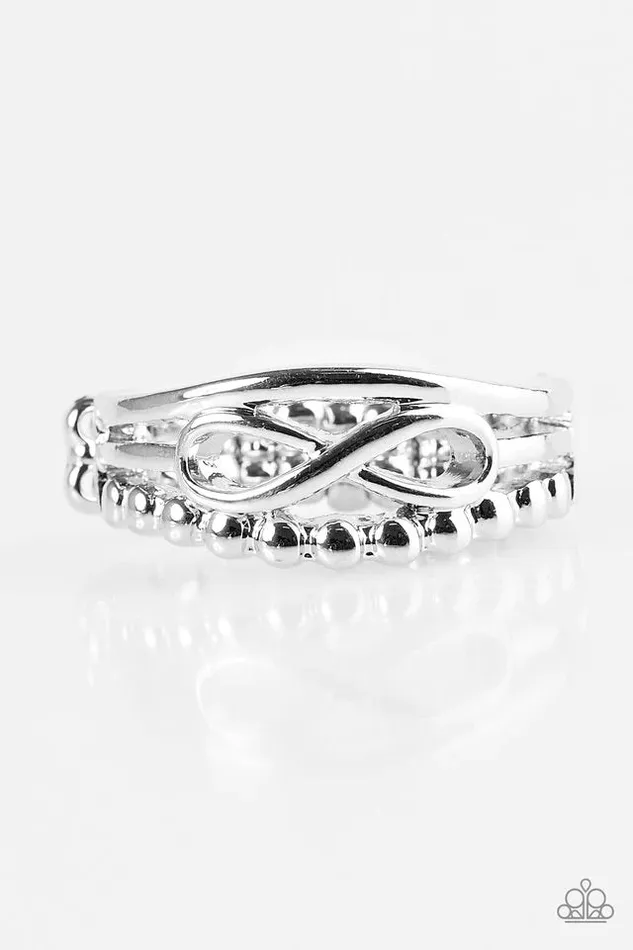Paparazzi Ring Infinite YOUniverse Silver Paparazzi Jewelry Rings