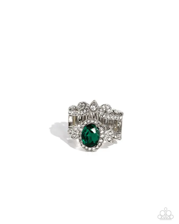 Paparazzi Ring Parisian Pinnacle Green Paparazzi Jewelry Rings Paparazzi Ring Parisian Pinnacle Green Paparazzi Jewelry Rings