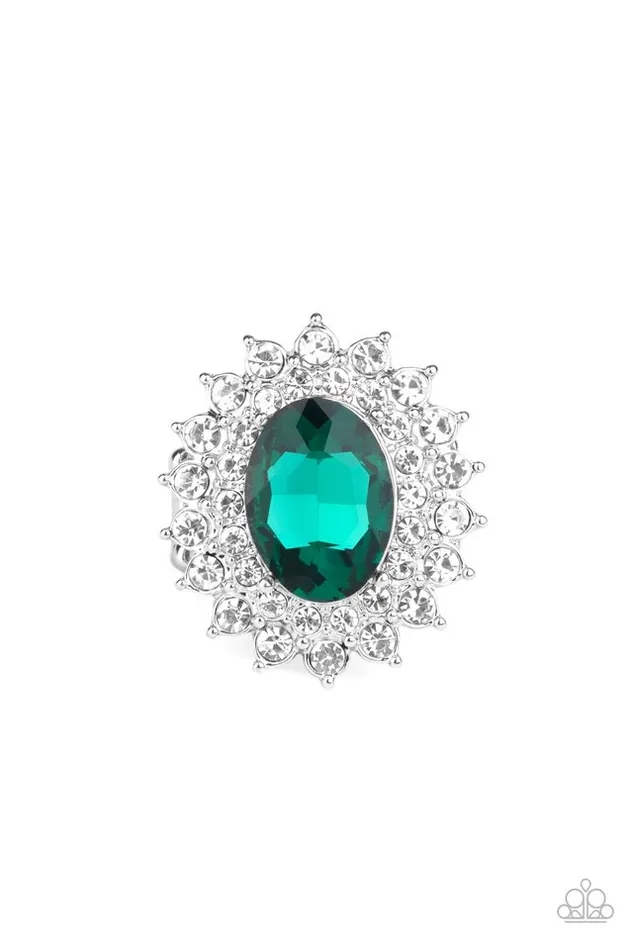 Paparazzi Ring Secret Garden Glow Green Paparazzi Jewelry Rings Paparazzi Ring Secret Garden Glow Green Paparazzi Jewelry Rings