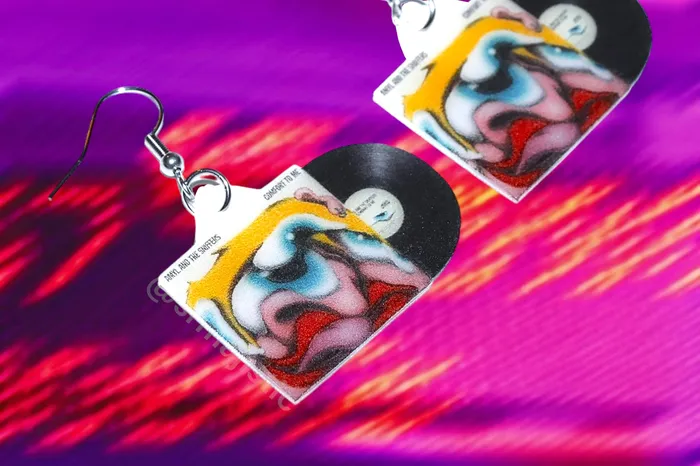 READY TO SHIP Amyl and the Sniffers Comfort to Me Vinyl Album Handmade Earrings Sam Makes Things Earrings