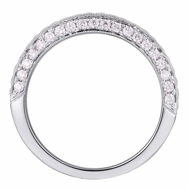 Rings Diamond Source NYC Natural Round Brilliant Diamond Wedding Band Set in 18K White Gold 088ct tw Rings Diamond Source NYC Natural Round Brilliant Diamond Wedding Band Set in 18K White Gold 088ct tw