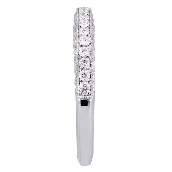 Rings Diamond Source NYC Natural Round Brilliant Diamond Wedding Band Set in 18K White Gold 088ct tw Rings Diamond Source NYC Natural Round Brilliant Diamond Wedding Band Set in 18K White Gold 088ct tw