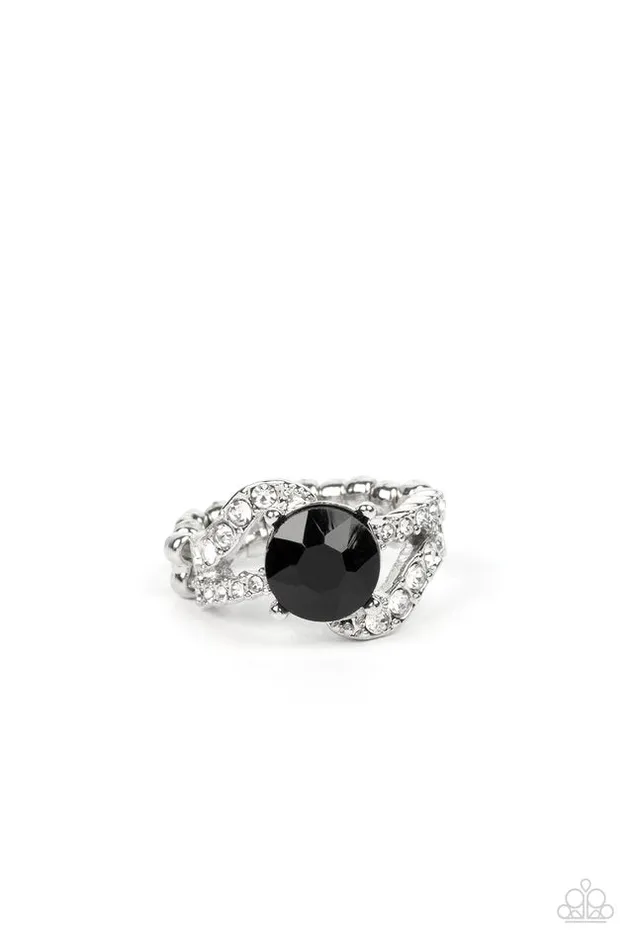 Rings Paparazzi Jewelry Paparazzi Ring Blockbuster Boom Black Rings Paparazzi Jewelry Paparazzi Ring Blockbuster Boom Black