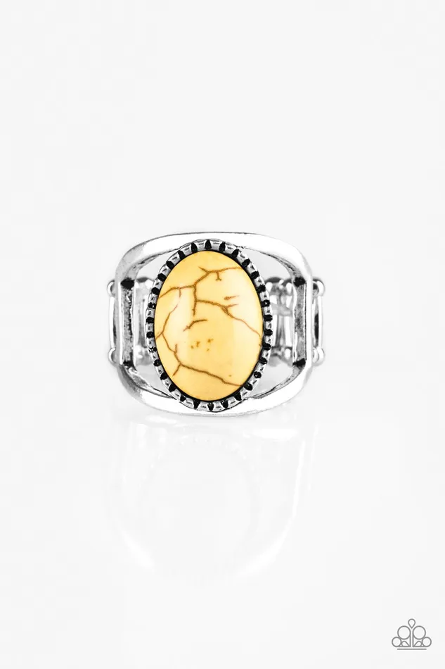 Rings Paparazzi Jewelry Paparazzi Ring Canyon Cache Yellow