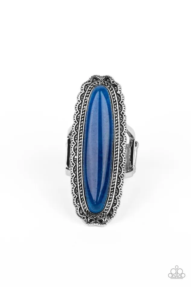 Rings Paparazzi Jewelry Paparazzi Ring Eco Equinox Blue