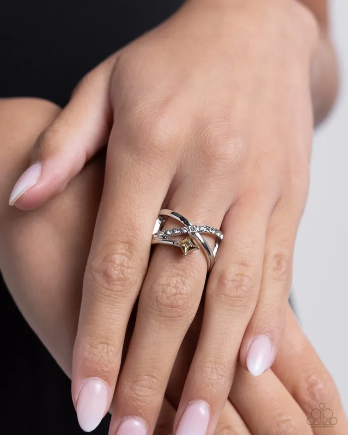 Rings Paparazzi Jewelry Paparazzi Ring Elegantly Engaged Brown