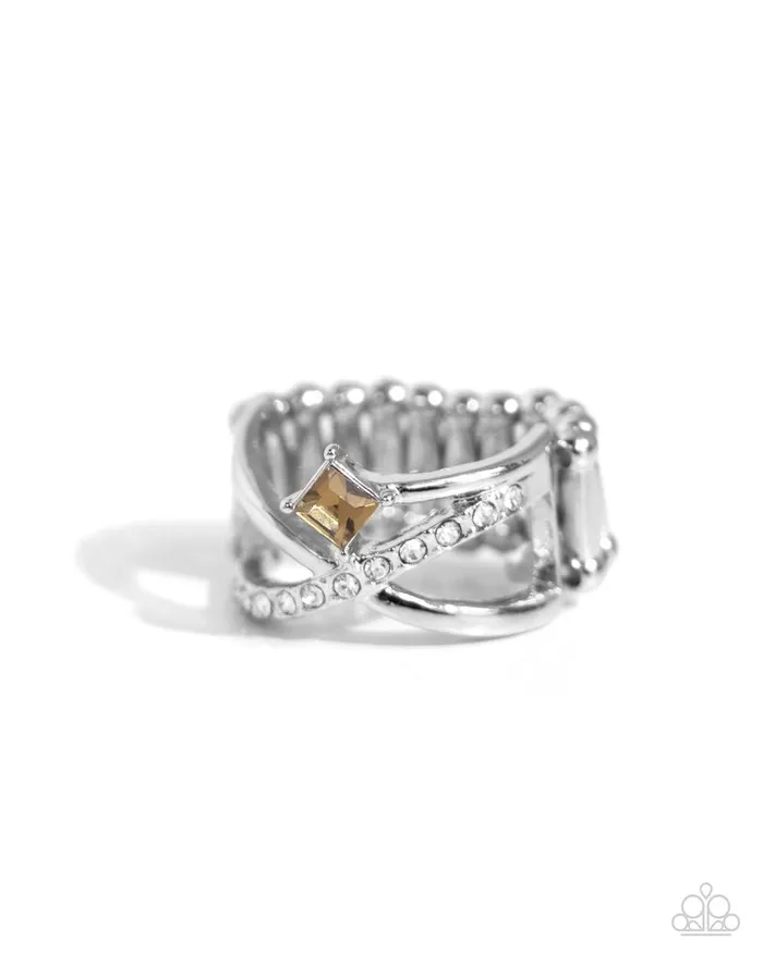 Rings Paparazzi Jewelry Paparazzi Ring Elegantly Engaged Brown Rings Paparazzi Jewelry Paparazzi Ring Elegantly Engaged Brown