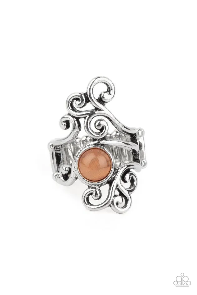 Rings Paparazzi Jewelry Paparazzi Ring Glimmering Grapevines Orange Rings Paparazzi Jewelry Paparazzi Ring Glimmering Grapevines Orange