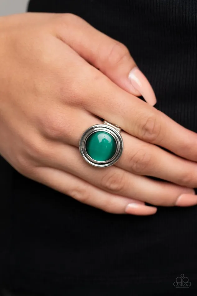 Rings Paparazzi Jewelry Paparazzi Ring Laguna Luminosity Green