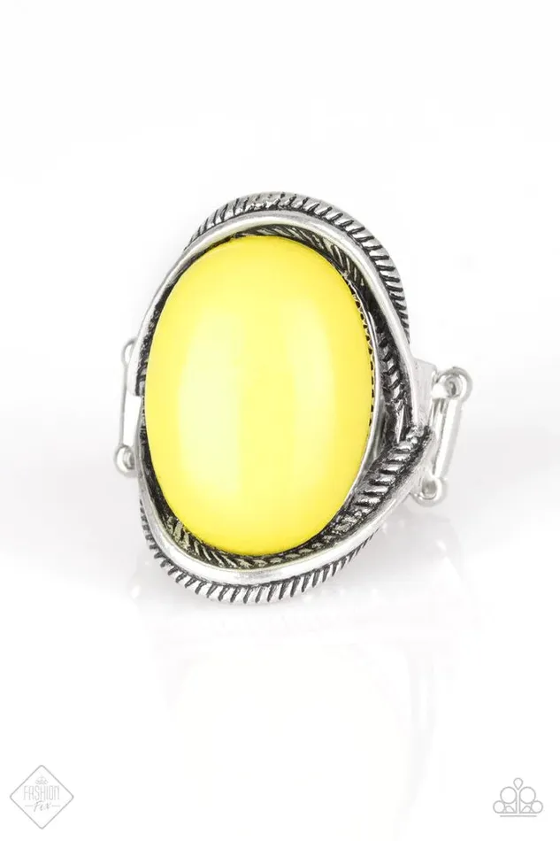 Rings Paparazzi Jewelry Paparazzi Ring Lets Get This Party Poppin Yellow