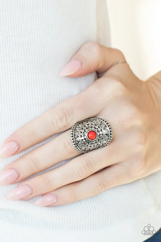 Rings Paparazzi Jewelry Paparazzi Ring Mojave Rays Red