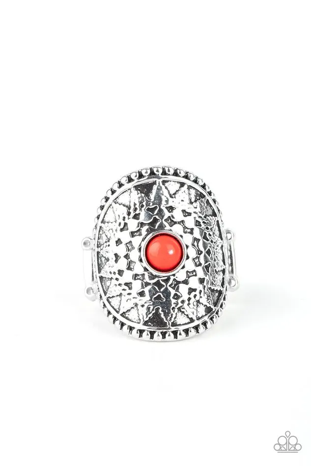 Rings Paparazzi Jewelry Paparazzi Ring Mojave Rays Red Rings Paparazzi Jewelry Paparazzi Ring Mojave Rays Red