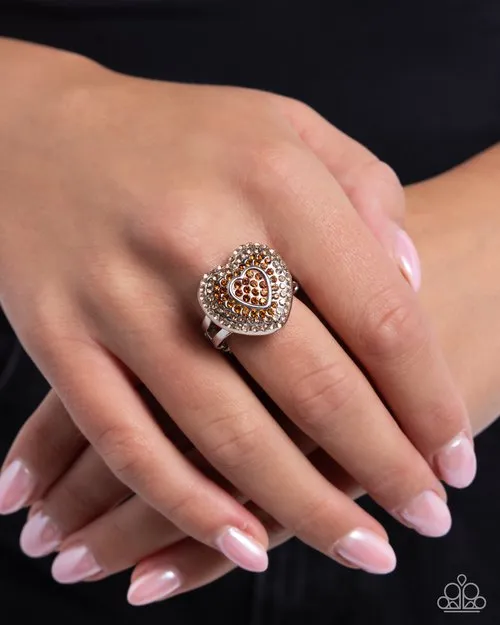Rings Paparazzi Jewelry Paparazzi Ring Radiant Resplendence Brown