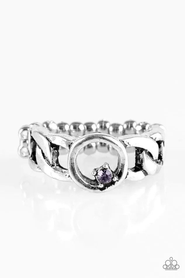 Rings Paparazzi Jewelry Paparazzi Ring Rogue Sparkle Purple