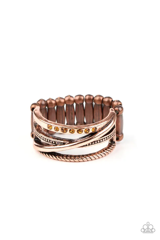 Rings Paparazzi Jewelry Paparazzi Ring Stay In Your Lane Copper