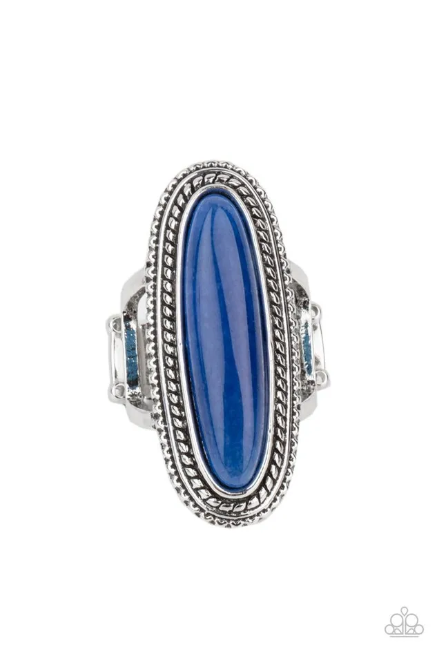 Rings Paparazzi Ring Stone Healer Blue Paparazzi Jewelry Rings Paparazzi Ring Stone Healer Blue Paparazzi Jewelry