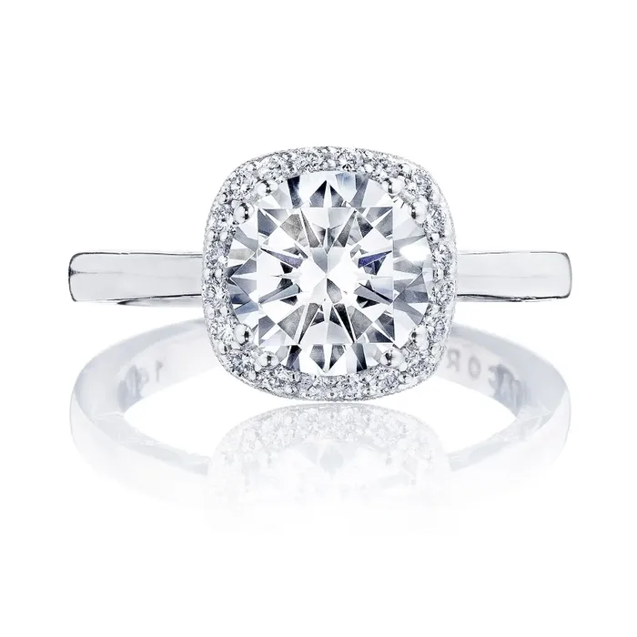Rings Tacori 14K White Gold Coastal Crescent Semi Mount Diamond Ring Tacori Rings Tacori 14K White Gold Coastal Crescent Semi Mount Diamond Ring Tacori