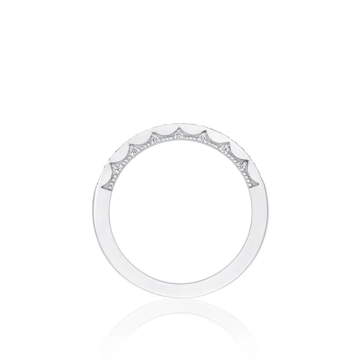 Rings Tacori Coastal Crescent 14K White Gold Diamond Band Tacori
