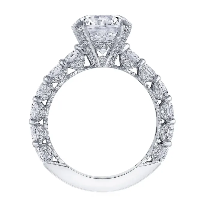 Rings Tacori Tacori Platinum Semi Mount Diamond Ring