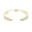 Rings Wedding Bands 14K Yellow Gold Open Diamond Band