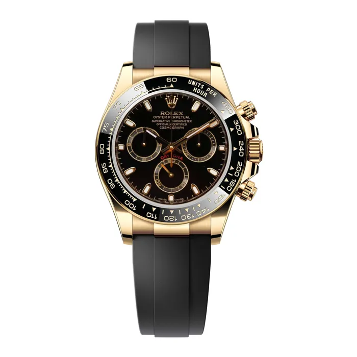 Rolex Bracelets Rolex Cosmograph Daytona 40mm Ref 116518ln0043 Black Index Dial Ceramic Bezel 18K White Gold Case Black Oysterflex Bracelet Mens Watch Rolex Bracelets Rolex Cosmograph Daytona 40mm Ref 116518ln0043 Black Index Dial Ceramic Bezel 18K White Gold Case Black Oysterflex Bracelet Mens Watch