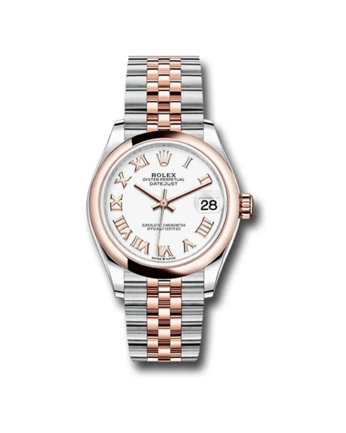 Rolex Bracelets Rolex Datejust 31mm Ref 278241 wrj White Roman Dial Two Tone Stainless Steel 18K Rose Gold Jubilee Bracelet Womens Watch Rolex Bracelets Rolex Datejust 31mm Ref 278241 wrj White Roman Dial Two Tone Stainless Steel 18K Rose Gold Jubilee Bracelet Womens Watch