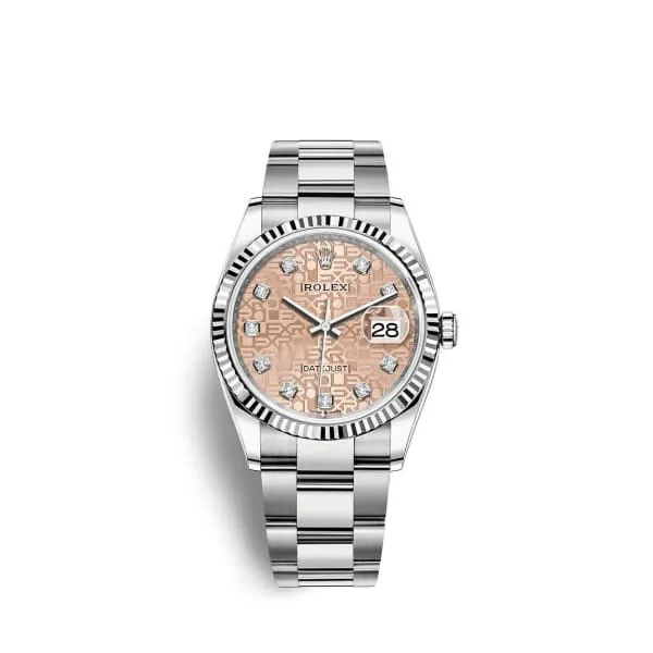 Rolex Datejust 36mm Ref 1262340024 Pink Jubilee Diamond Dial Stainless Steel Oyster Bracelet Watch Rolex Bracelets Rolex Datejust 36mm Ref 1262340024 Pink Jubilee Diamond Dial Stainless Steel Oyster Bracelet Watch Rolex Bracelets