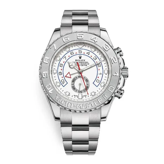 Rolex Yachtmaster II 44mm Ref 1166890002 White Dial 18K White Gold Oyster Bracelet Mens Watch Rolex Bracelets Rolex Yachtmaster II 44mm Ref 1166890002 White Dial 18K White Gold Oyster Bracelet Mens Watch Rolex Bracelets