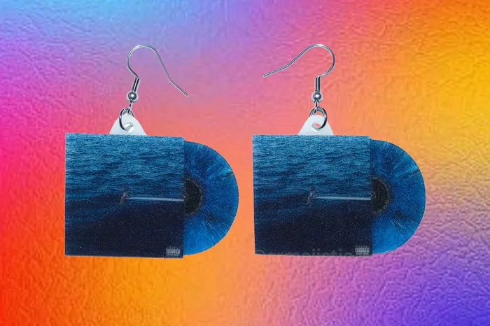 Sam Makes Things Earrings SZA SOS Vinyl Album Handmade Earrings