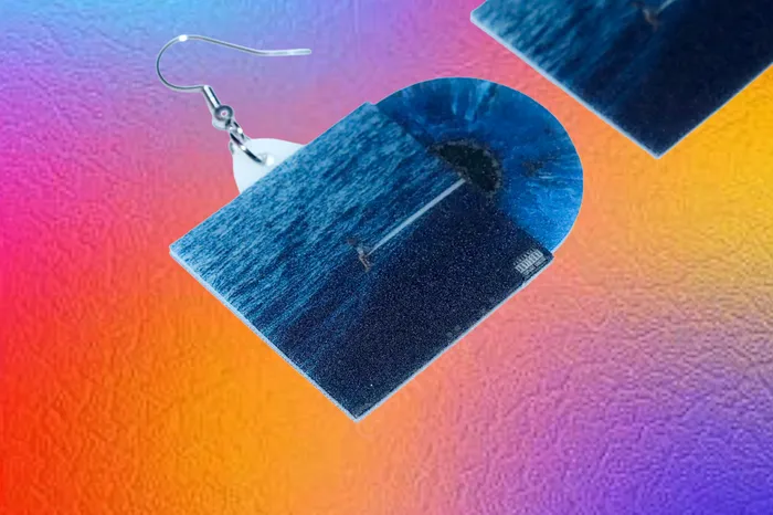 Sam Makes Things Earrings SZA SOS Vinyl Album Handmade Earrings