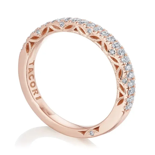 Tacori Rings Tacori 18K Rose Gold Dantela Diamond Band