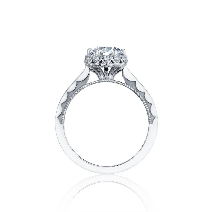 Tacori Tacori Sculpted Crescent 18K White Gold Diamond Engagement Ring Rings Tacori Tacori Sculpted Crescent 18K White Gold Diamond Engagement Ring Rings