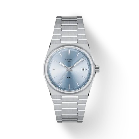 Tissot PRX Lady Quartz Stainless Steel Blue Dial Tissot Bracelets