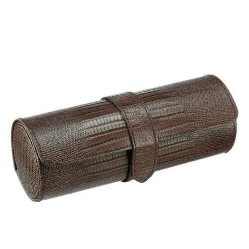 Watches Travelers Watch Storage Organizer Case for 3 Watches Brown Watch Roll Diamond Source NYC Watches Travelers Watch Storage Organizer Case for 3 Watches Brown Watch Roll Diamond Source NYC