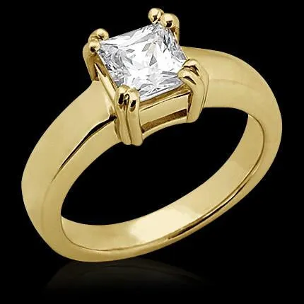075 Carats Natural Earth Mined Diamond Ring Solitaire Engagement Ring Yellow Gold 14K GB Rings 075 Carats Natural Earth Mined Diamond Ring Solitaire Engagement Ring Yellow Gold 14K GB Rings