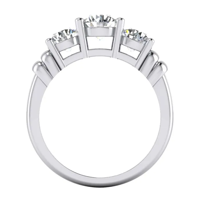 3 Stone Mined Diamond Ring HarryChadEntcom Rings