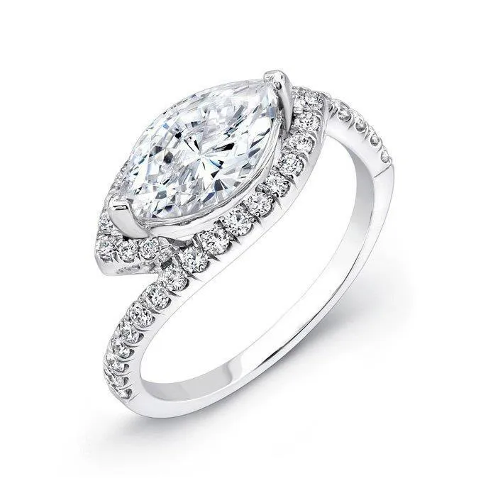 450 Carats Marquise Halo And Round Natural Earth Mined Diamond Anniversary Ring Ladies GB Rings 450 Carats Marquise Halo And Round Natural Earth Mined Diamond Anniversary Ring Ladies GB Rings