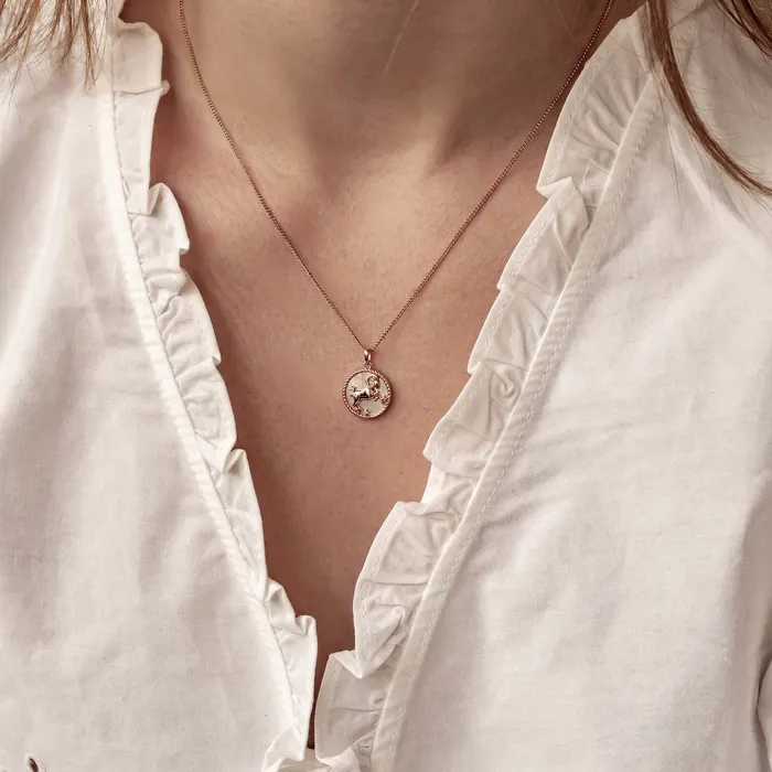 Aries Zodiac Pendant Necklace Hey Happiness Necklaces