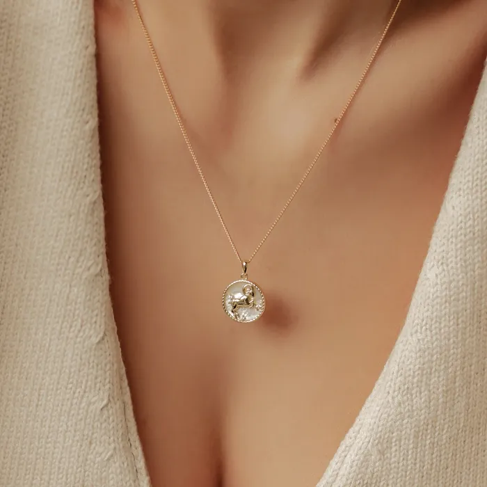 Aries Zodiac Pendant Necklace Hey Happiness Necklaces