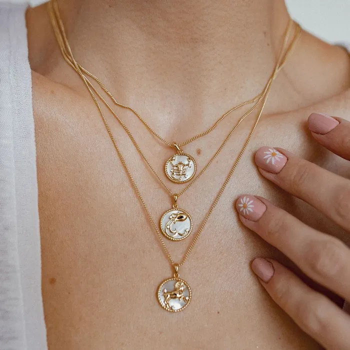 Aries Zodiac Pendant Necklace Hey Happiness Necklaces