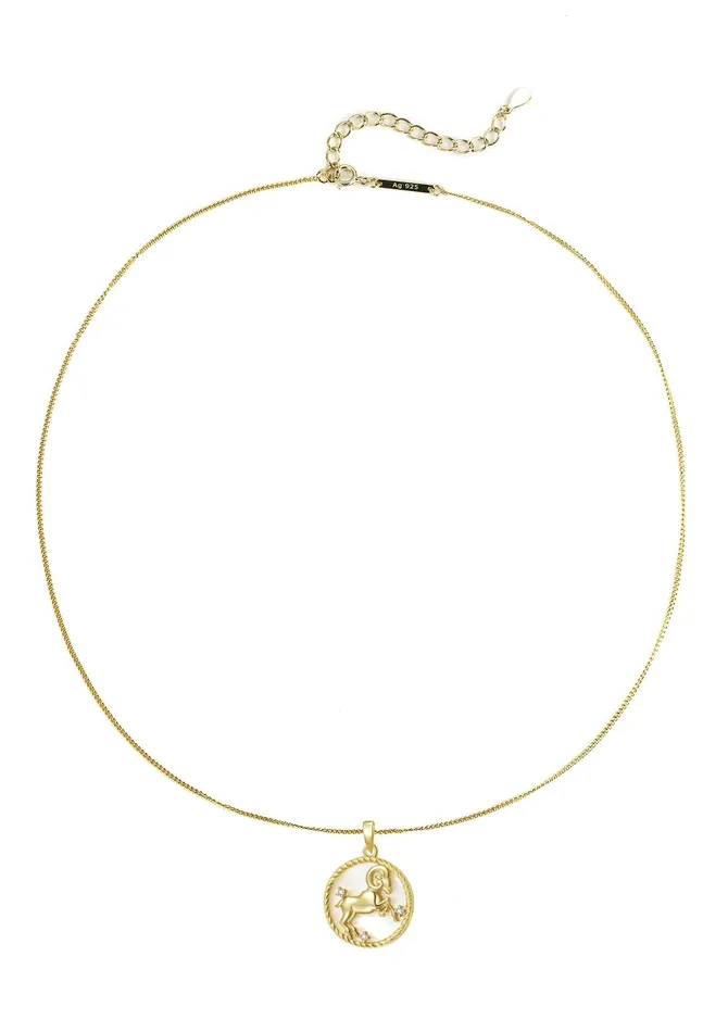 Aries Zodiac Pendant Necklace Hey Happiness Necklaces