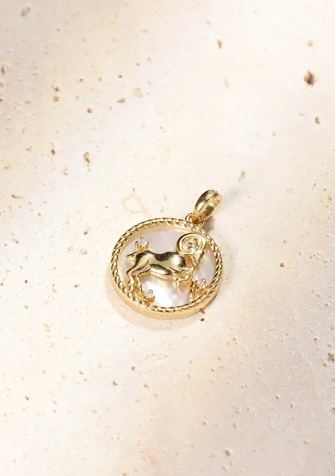 Aries Zodiac Pendant Necklace Hey Happiness Necklaces