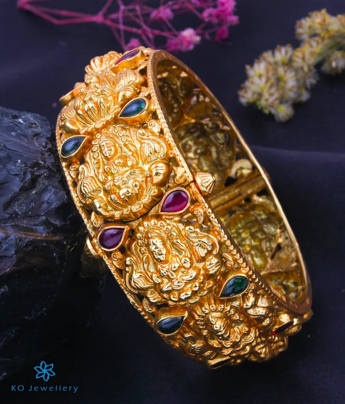 Bracelets Silversmith The Kritika Silver Lakshmi Naksi Bracelet Size 22242628