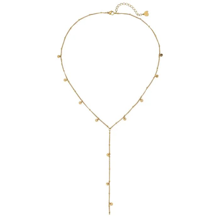 Coin Y Lariat Necklace Waterproof Hey Happiness Necklaces