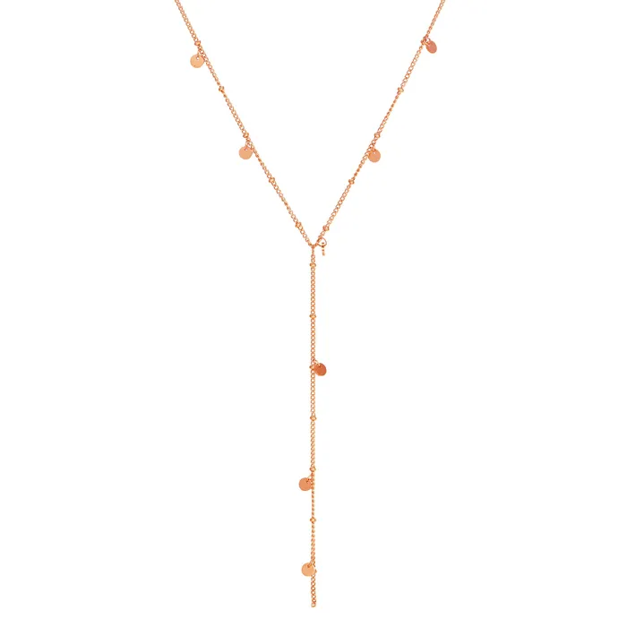 Coin Y Lariat Necklace Waterproof Hey Happiness Necklaces Coin Y Lariat Necklace Waterproof Hey Happiness Necklaces