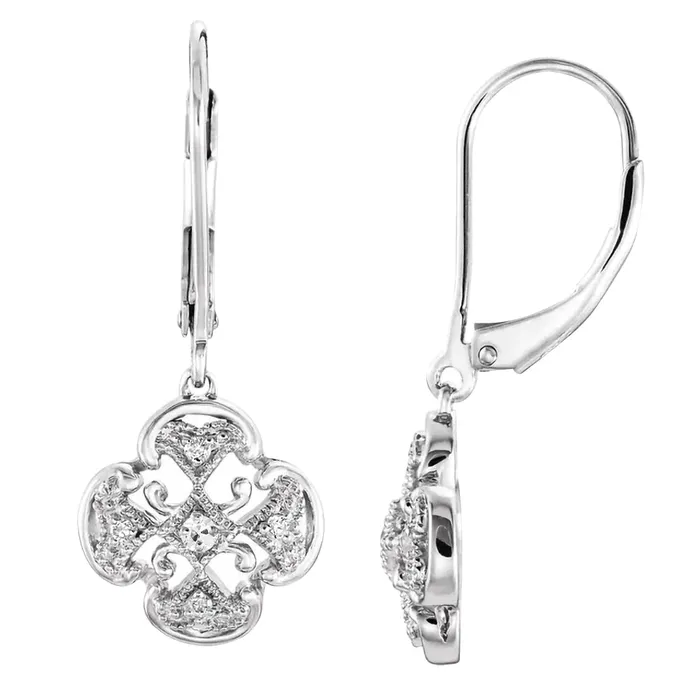 Earrings HarryChadEntcom Round Old Cut Earth Mined Diamond Leverback Earrings 075 Carats Antique Style Earrings HarryChadEntcom Round Old Cut Earth Mined Diamond Leverback Earrings 075 Carats Antique Style