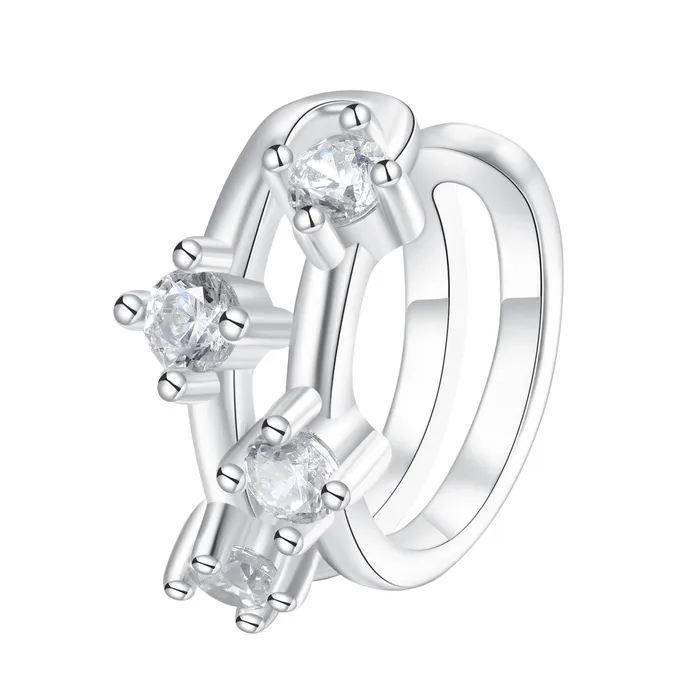 Earrings Jeweled Band Ear Cuff Sterling Silver Hey Happiness