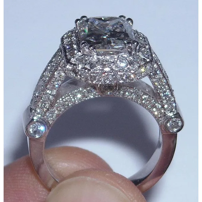 GB 851 Carat Natural Earth Mined Diamond Engagement Ring Band Set Radiant Cut Rings GB 851 Carat Natural Earth Mined Diamond Engagement Ring Band Set Radiant Cut Rings
